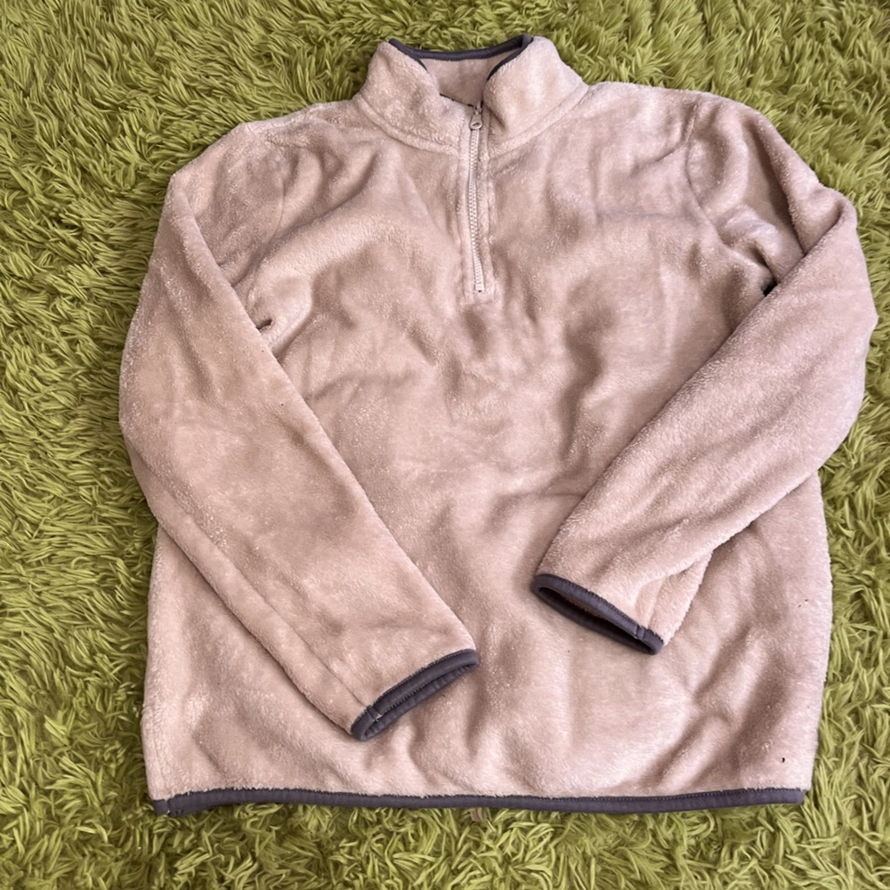 Tan zip up